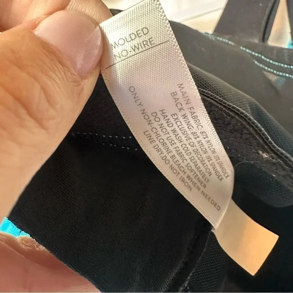 Livi Active Sport Bra 44DDD Bright Blue Convertible Strap Molded No Wire Workout - Picture 7 of 10